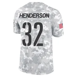 Washington Commanders Youth Limited Arctic Camo 2024 Salute to Service Jersey (32 Xavier Henderson)