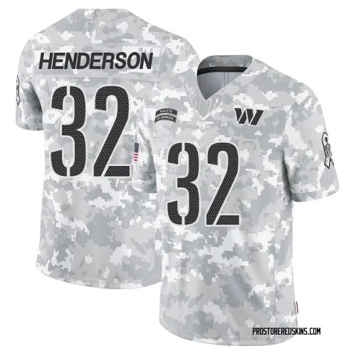 Washington Commanders Youth Limited Arctic Camo 2024 Salute to Service Jersey (32 Xavier Henderson)