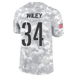 Washington Commanders Youth Limited Arctic Camo 2024 Salute to Service Jersey (34 Michael Wiley)