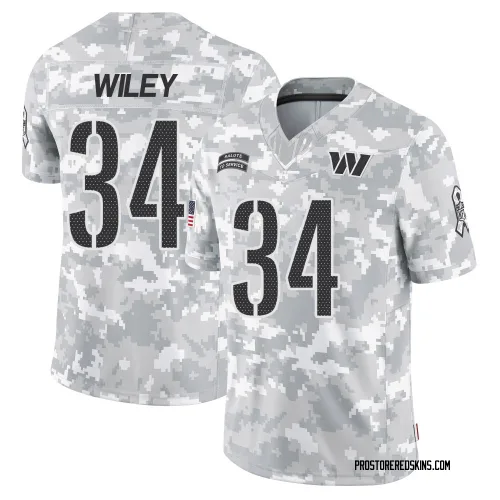 Washington Commanders Youth Limited Arctic Camo 2024 Salute to Service Jersey (34 Michael Wiley)