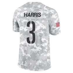 Washington Commanders Youth Limited Arctic Camo 2024 Salute to Service Jersey (3 Will Harris)
