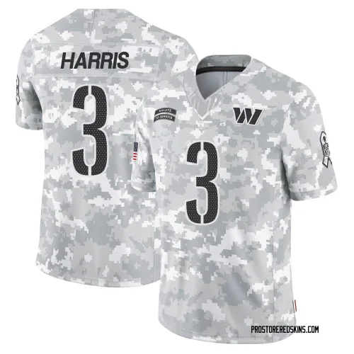 Washington Commanders Youth Limited Arctic Camo 2024 Salute to Service Jersey (3 Will Harris)