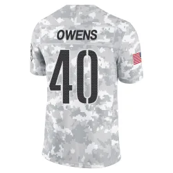 Washington Commanders Youth Limited Arctic Camo 2024 Salute to Service Jersey (40 Tyler Owens)