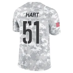 Washington Commanders Youth Limited Arctic Camo 2024 Salute to Service Jersey (51 Bobby Hart)
