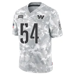 Washington Commanders Youth Limited Arctic Camo 2024 Salute to Service Jersey (54 Camaron Cheeseman)
