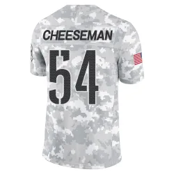 Washington Commanders Youth Limited Arctic Camo 2024 Salute to Service Jersey (54 Camaron Cheeseman)
