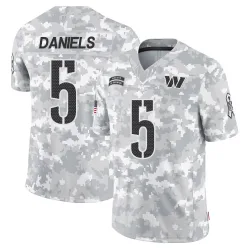 Washington Commanders Youth Limited Arctic Camo 2024 Salute to Service Jersey (5 Jayden Daniels)