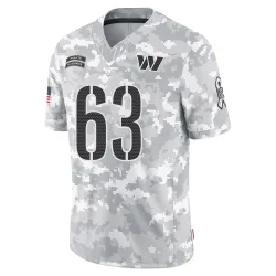 Washington Commanders Youth Limited Arctic Camo 2024 Salute to Service Jersey (63 Tyler Biadasz)