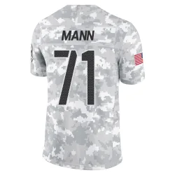 Washington Commanders Youth Limited Arctic Camo 2024 Salute to Service Jersey (71 Charles Mann)