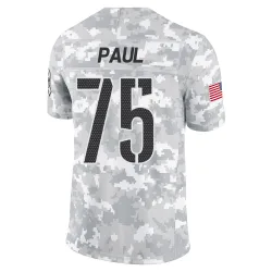 Washington Commanders Youth Limited Arctic Camo 2024 Salute to Service Jersey (75 Chris Paul)
