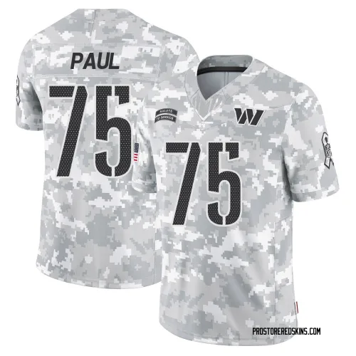 Washington Commanders Youth Limited Arctic Camo 2024 Salute to Service Jersey (75 Chris Paul)