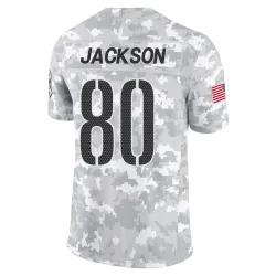 Washington Commanders Youth Limited Arctic Camo 2024 Salute to Service Jersey (80 Tyree Jackson)