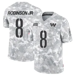 Washington Commanders Youth Limited Arctic Camo 2024 Salute to Service Jersey (8 Brian Robinson Jr.)