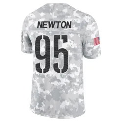 Washington Commanders Youth Limited Arctic Camo 2024 Salute to Service Jersey (95 Jer'Zhan Newton)