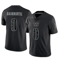 Washington Commanders Youth Limited Black Reflective Jersey (0 Mike Sainristil)