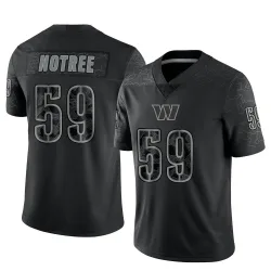 Washington Commanders Youth Limited Black Reflective Jersey (59 Bryce Notree)