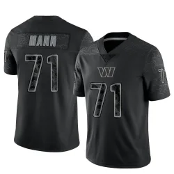 Washington Commanders Youth Limited Black Reflective Jersey (71 Charles Mann)