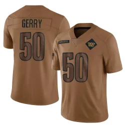 Washington Commanders Youth Limited Brown 2023 Salute To Service Jersey (50 Nate Gerry)
