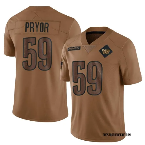 Washington Commanders Youth Limited Brown 2023 Salute To Service Jersey (59 Joshua Pryor)