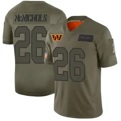 Washington Commanders Youth Limited Camo 2019 Salute to Service Jersey (26 Jeremy McNichols)