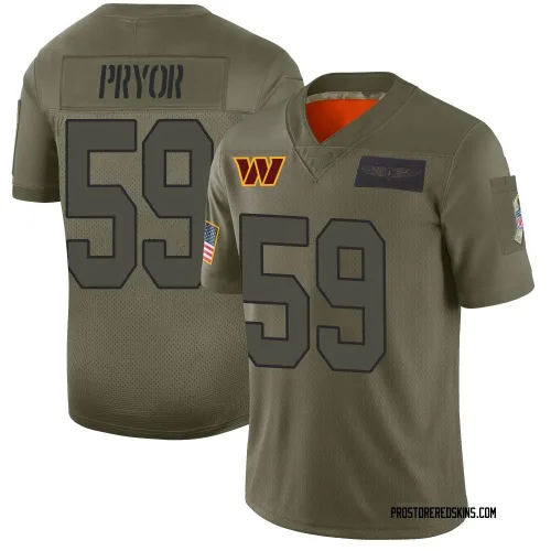 Washington Commanders Youth Limited Camo 2019 Salute to Service Jersey (59 Joshua Pryor)