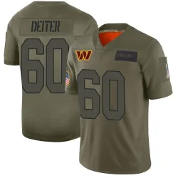 Washington Commanders Youth Limited Camo 2019 Salute to Service Jersey (60 Michael Deiter)