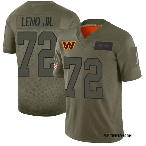 Washington Commanders Youth Limited Camo 2019 Salute to Service Jersey (72 Charles Leno Jr.)