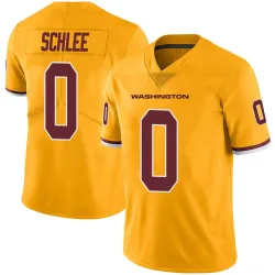 Washington Commanders Youth Limited Gold Color Rush Jersey (0 Collin Schlee)