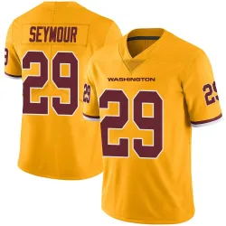 Washington Commanders Youth Limited Gold Color Rush Jersey (29 Kevon Seymour)