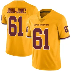 Washington Commanders Youth Limited Gold Color Rush Jersey (61 Julian Good-Jones)