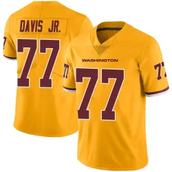 Washington Commanders Youth Limited Gold Color Rush Jersey (77 Carl Davis Jr.)