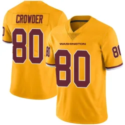 Washington Commanders Youth Limited Gold Color Rush Jersey (80 Jamison Crowder)