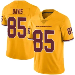 Washington Commanders Youth Limited Gold Color Rush Jersey (85 Vernon Davis)