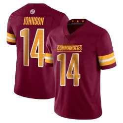 Washington Commanders Youth Limited Vapor Burgundy Jersey (14 Josh Johnson)