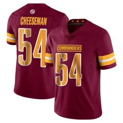 Washington Commanders Youth Limited Vapor Burgundy Jersey (54 Camaron Cheeseman)