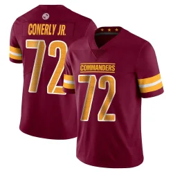 Washington Commanders Youth Limited Vapor Burgundy Jersey (72 Josh Conerly Jr.)