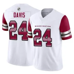 Washington Commanders Youth Limited White Vapor F.U.S.E. Jersey (24 Michael Davis)