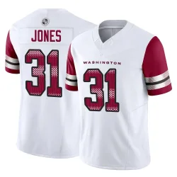 Washington Commanders Youth Limited White Vapor F.U.S.E. Jersey (31 Jonathan Jones)