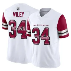 Washington Commanders Youth Limited White Vapor F.U.S.E. Jersey (34 Michael Wiley)