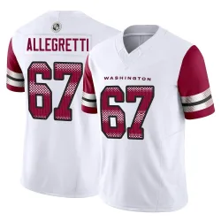 Washington Commanders Youth Limited White Vapor F.U.S.E. Jersey (67 Nick Allegretti)