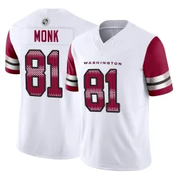 Washington Commanders Youth Limited White Vapor F.U.S.E. Jersey (81 Art Monk)