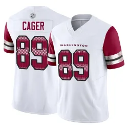Washington Commanders Youth Limited White Vapor F.U.S.E. Jersey (89 Lawrence Cager)