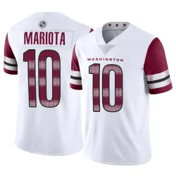 Washington Commanders Youth Limited White Vapor Jersey (10 Marcus Mariota)