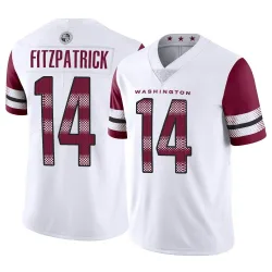 Washington Commanders Youth Limited White Vapor Jersey (14 Ryan Fitzpatrick)