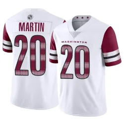 Washington Commanders Youth Limited White Vapor Jersey (20 Quan Martin)