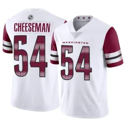 Washington Commanders Youth Limited White Vapor Jersey (54 Camaron Cheeseman)