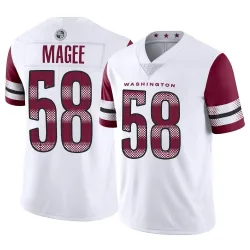 Washington Commanders Youth Limited White Vapor Jersey (58 Jordan Magee)