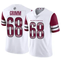 Washington Commanders Youth Limited White Vapor Jersey (68 Russ Grimm)