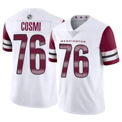 Washington Commanders Youth Limited White Vapor Jersey (76 Sam Cosmi)