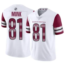 Washington Commanders Youth Limited White Vapor Jersey (81 Art Monk)